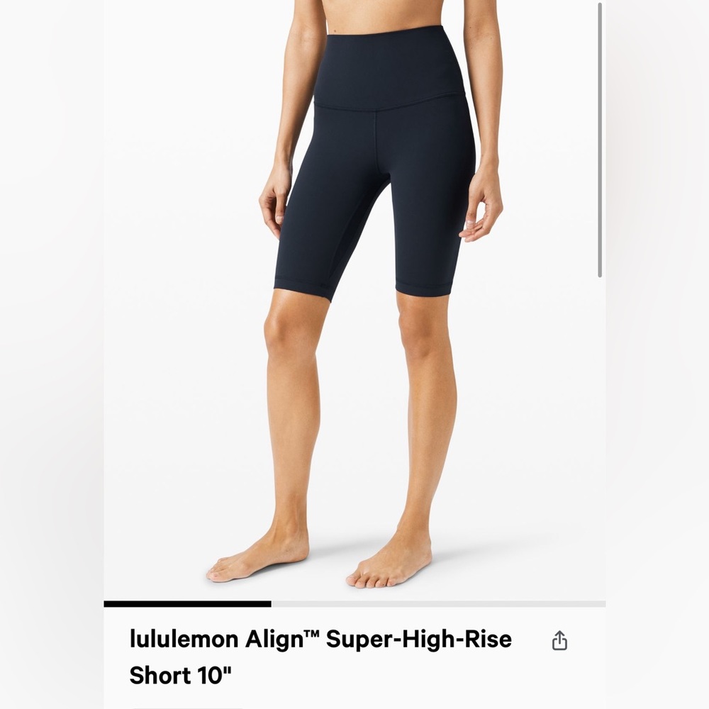 Lululemon align super high rise short BNWT